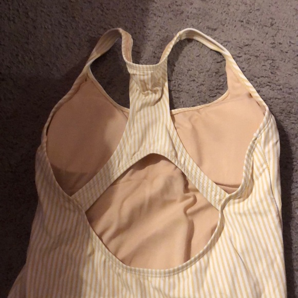 Stripped Racerback Onepiece - Picture 2 of 2